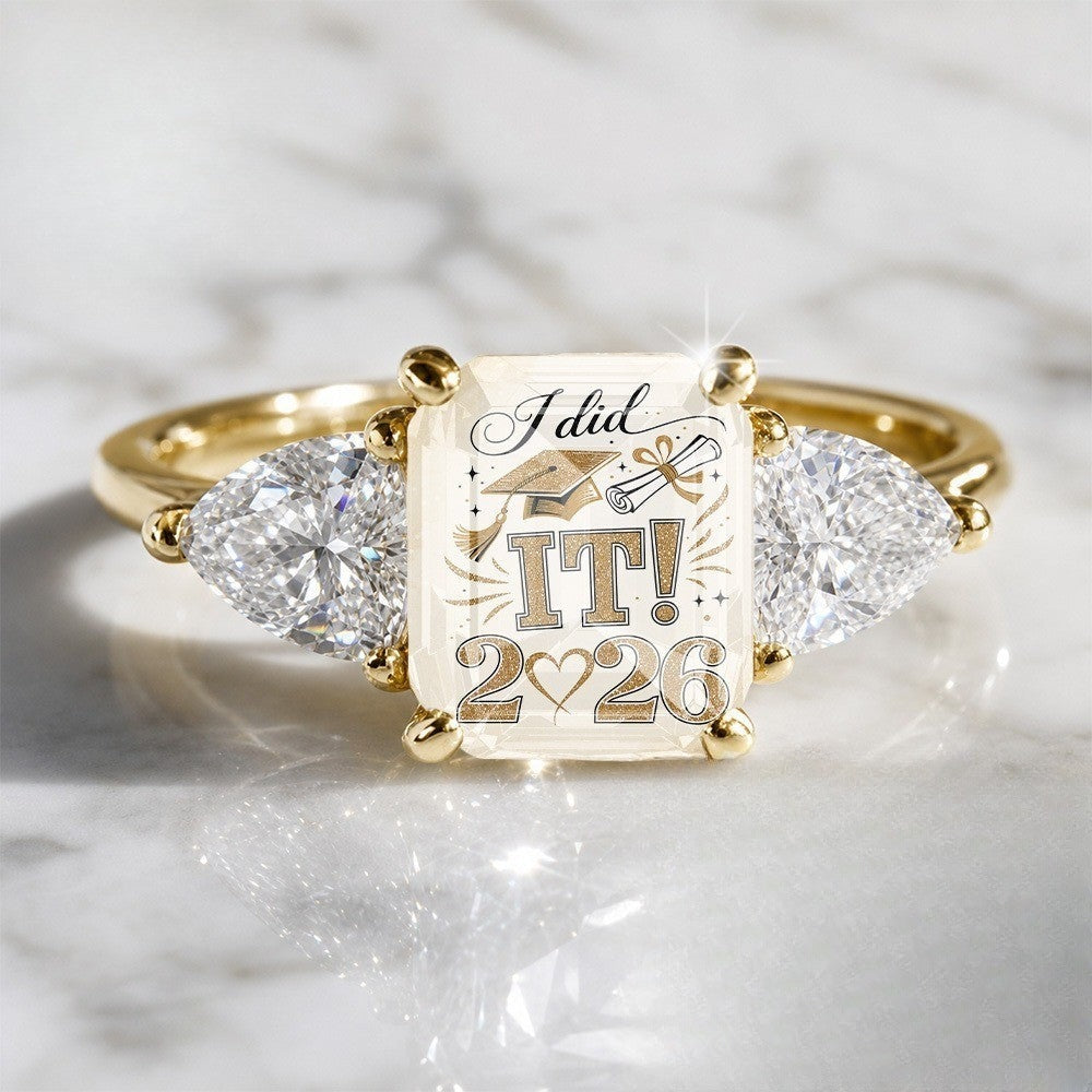 Graduation Celebration Square Ring