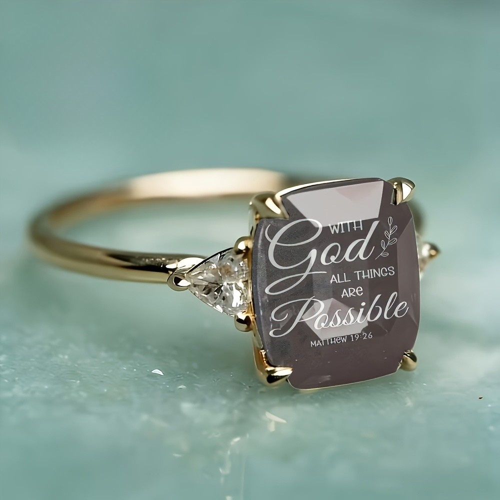 Everything Is Possible Statement Ring