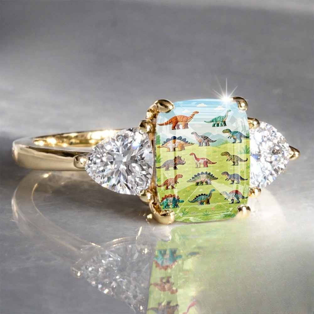 Dinosaur Park Square Ring