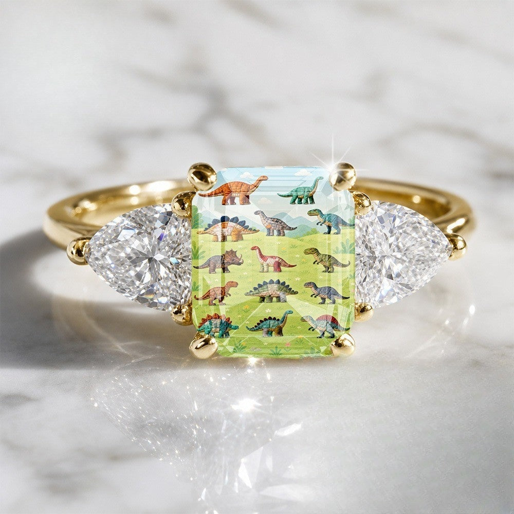 Dinosaur Park Square Ring