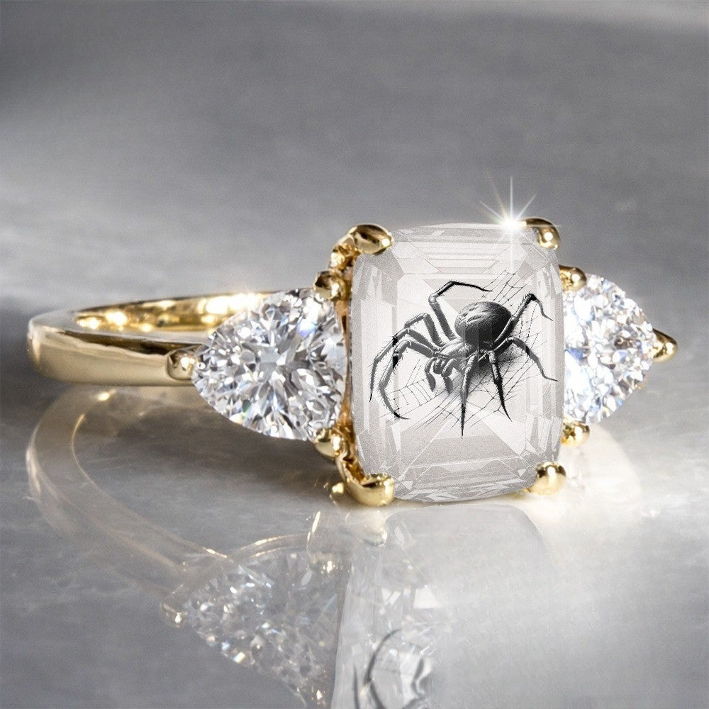 Spider Web Stone Ring
