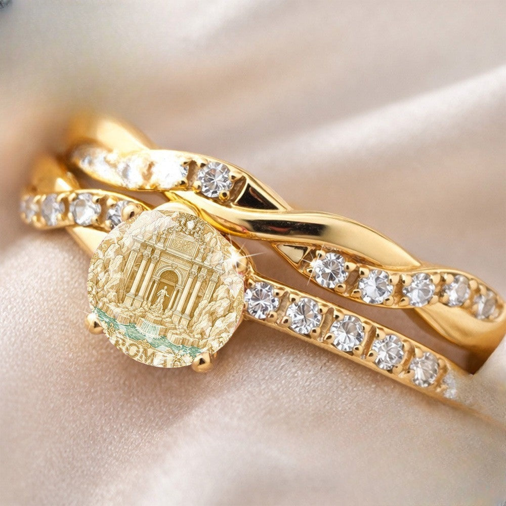 Twisted Fountain Ring