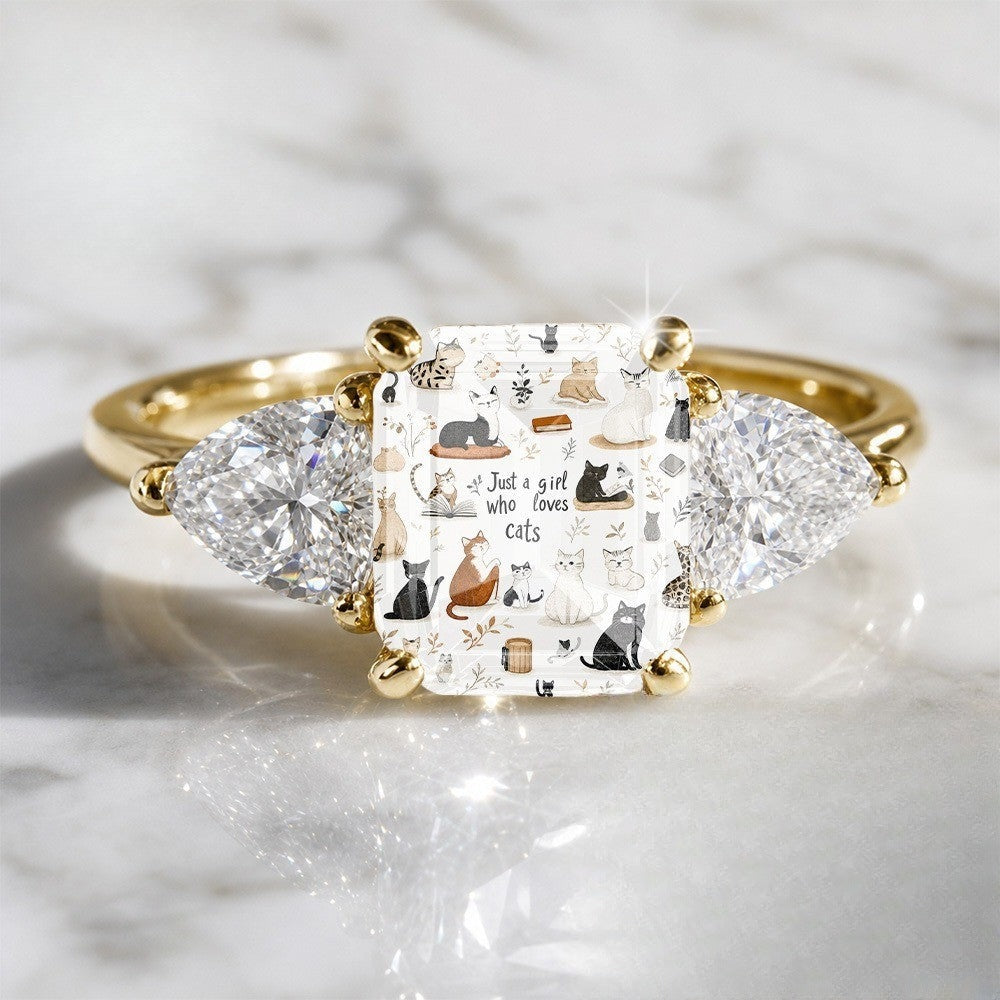 Cat Collection Square Ring