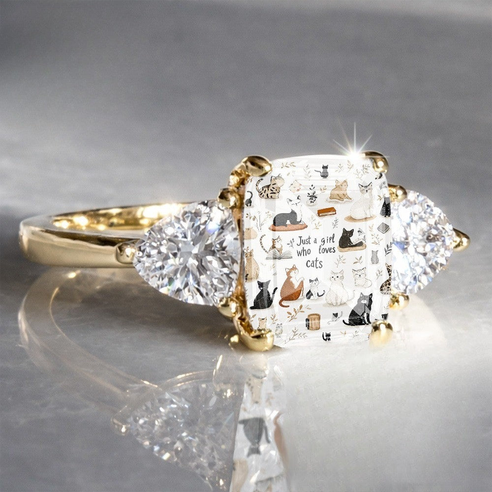 Cat Collection Square Ring