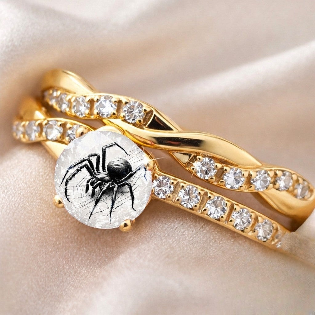 Spider Web Statement Ring