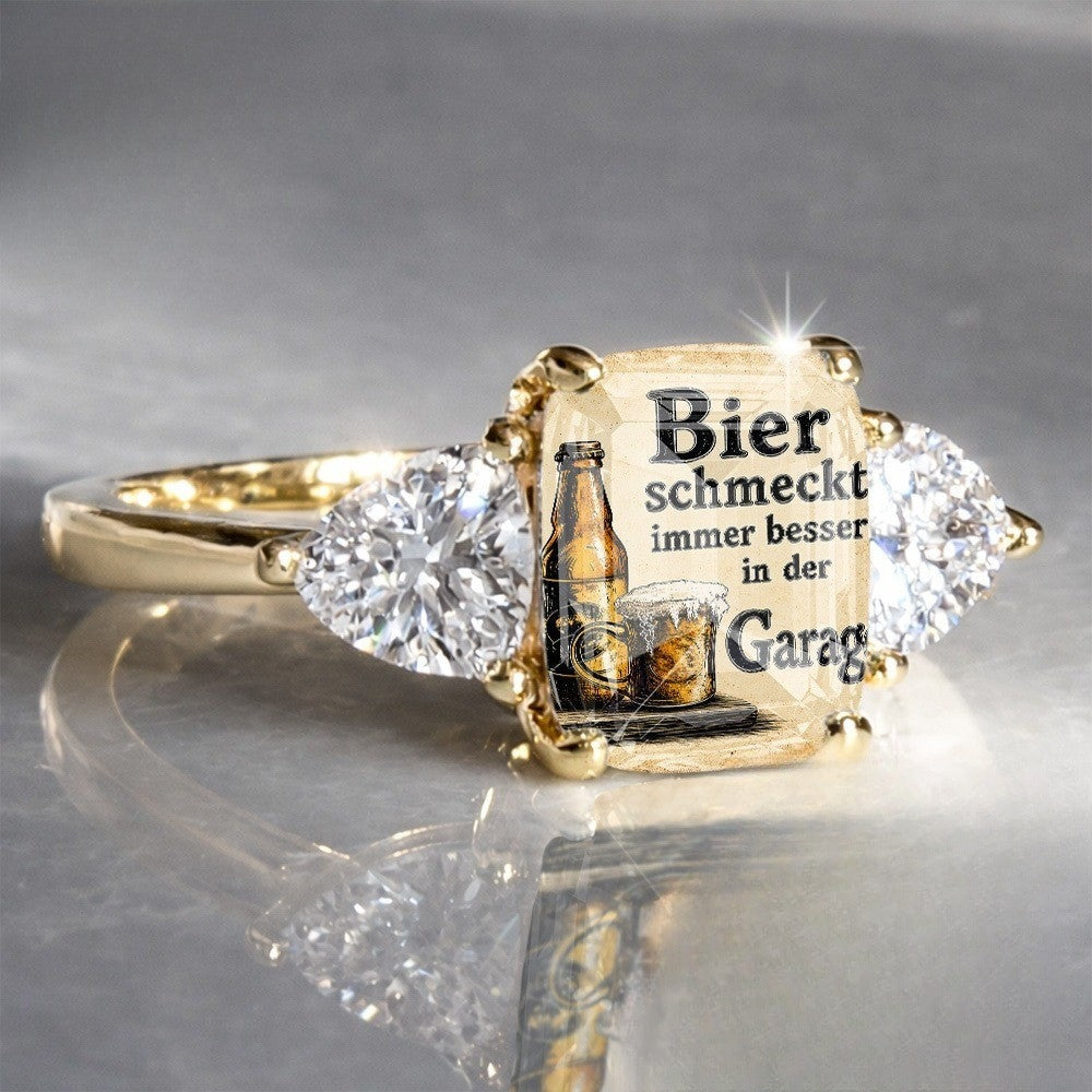 Beer Bottle Statement Ring
