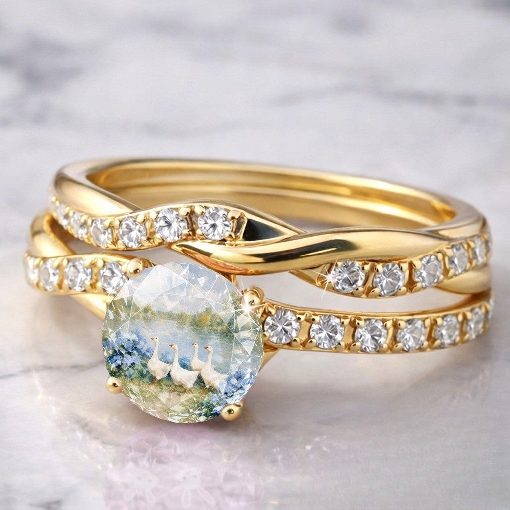 Swan Landscape Ring