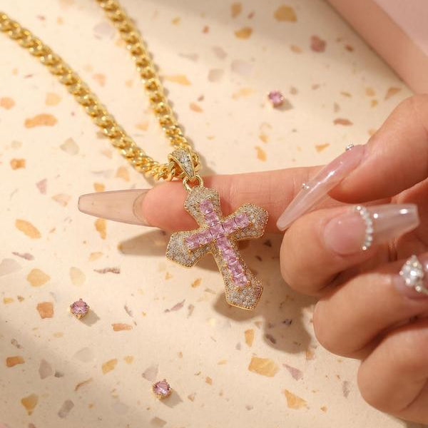 Cross On Cross Necklace