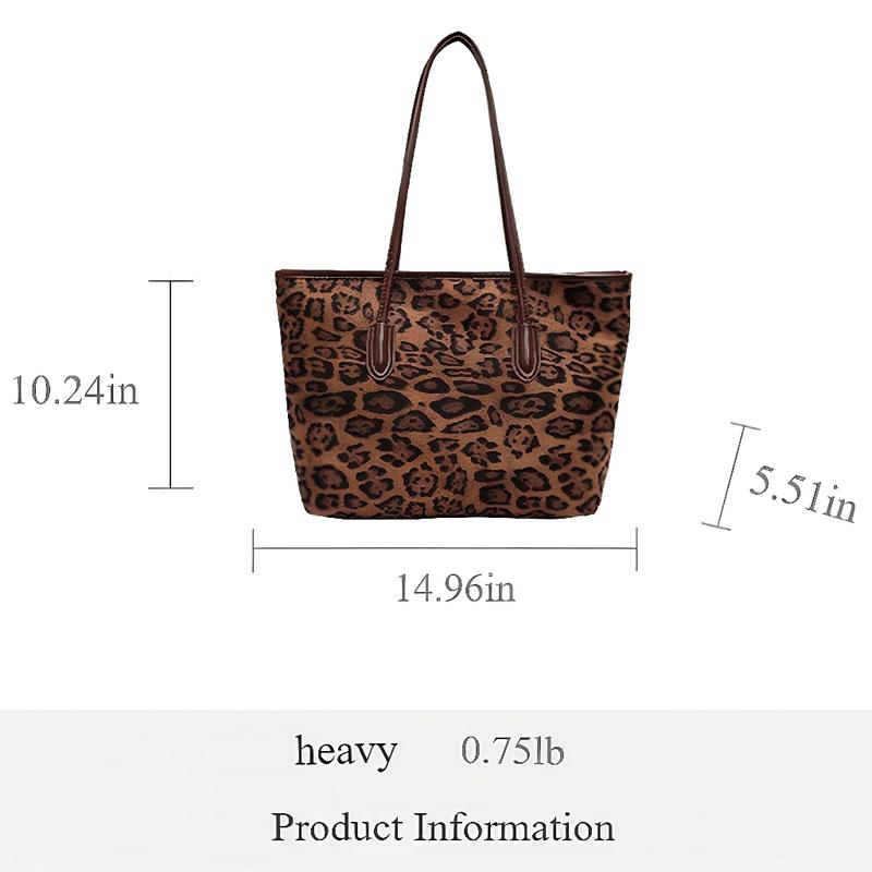 Vintage Leopard Tote Bag