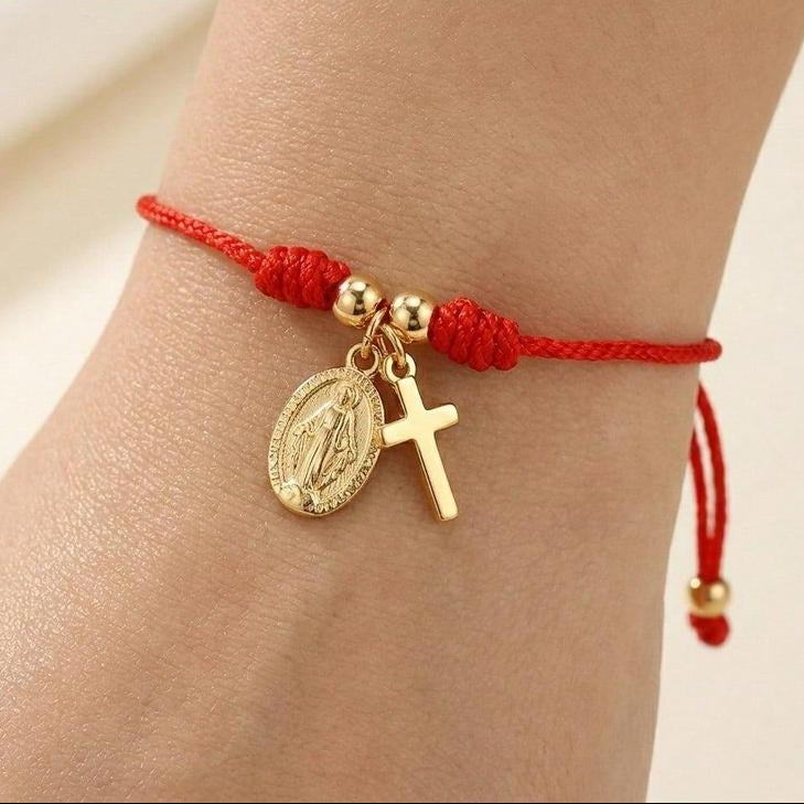 Cross Bead Bracelet