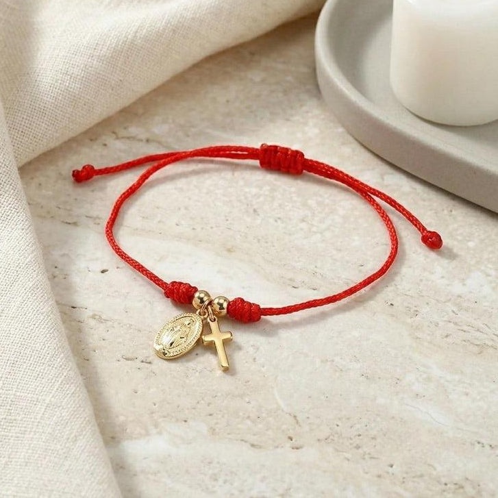 Cross Bead Bracelet