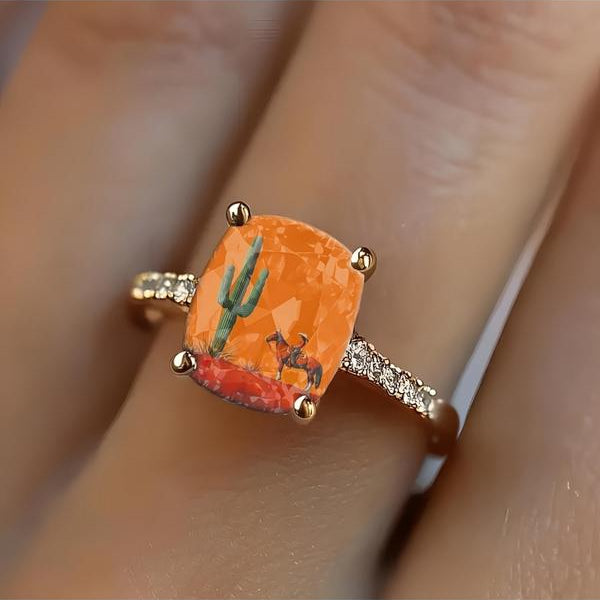 Desert Square Ring