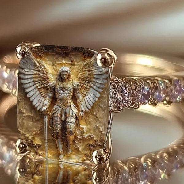 Guardian Angel Square Ring