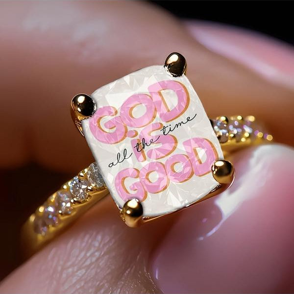 God is Good Square Ring