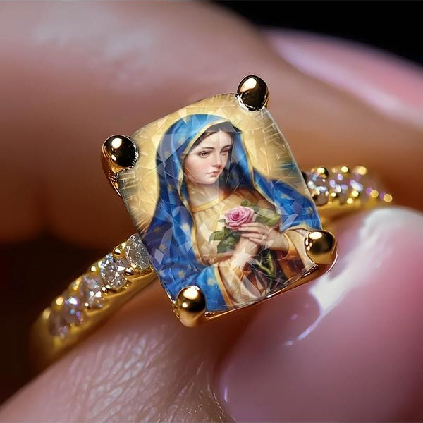 Lady Rose Square Ring