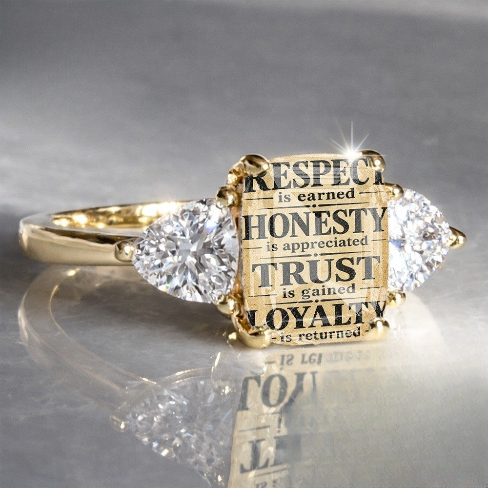 Respect & Trust Statement Ring