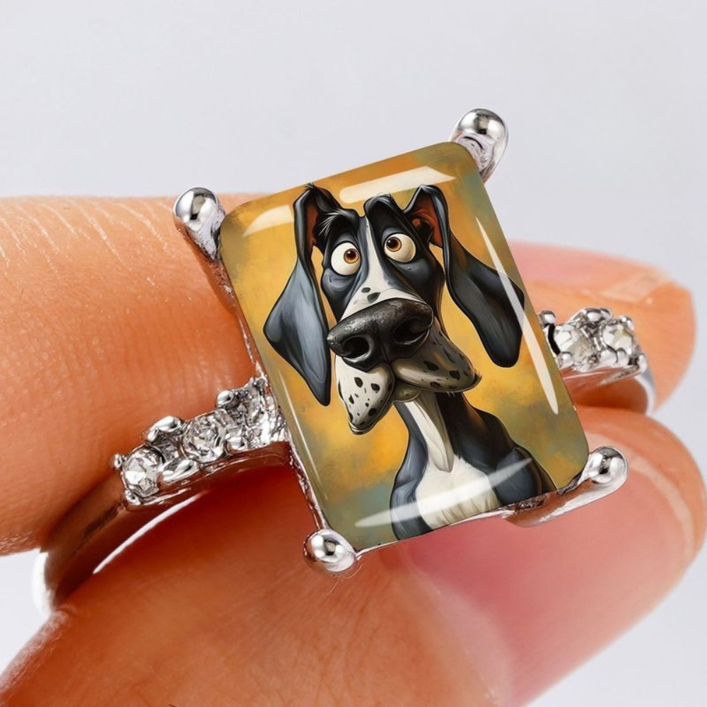 Goofy Eared Dog Ring