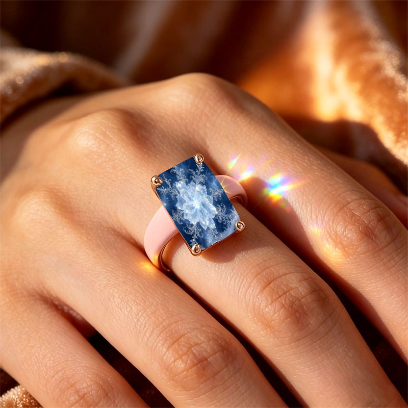 Ice Flower Silicone Ring