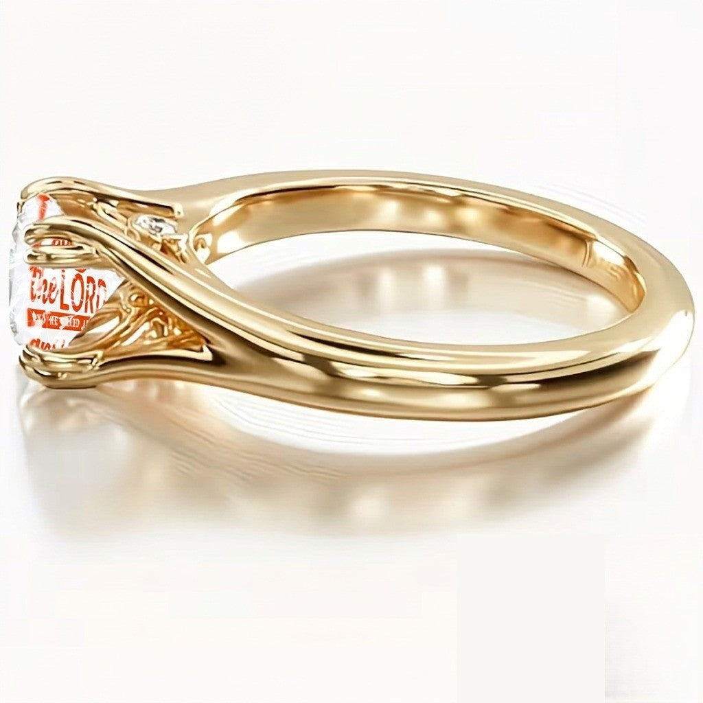 Scripture Glass Dome Ring