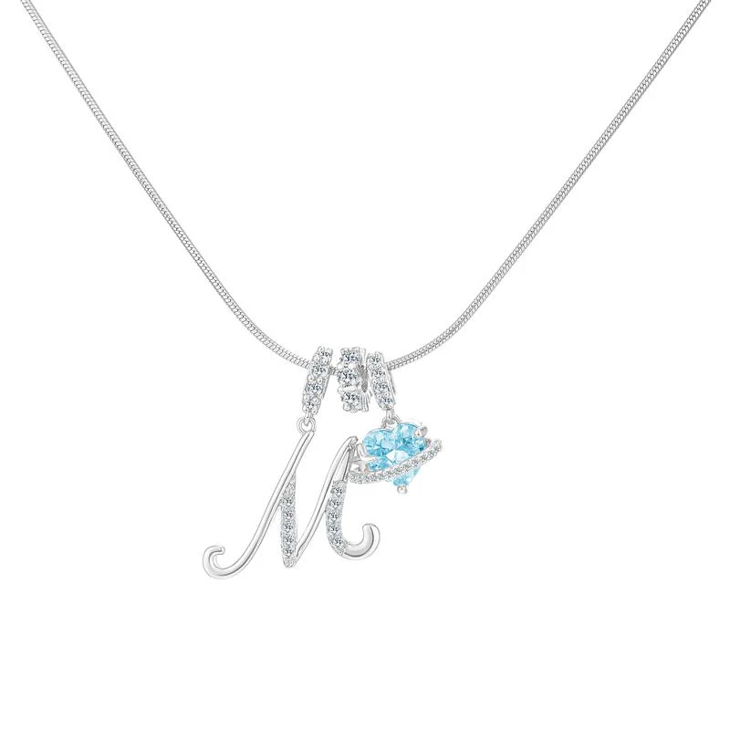 Initial Heart Necklace