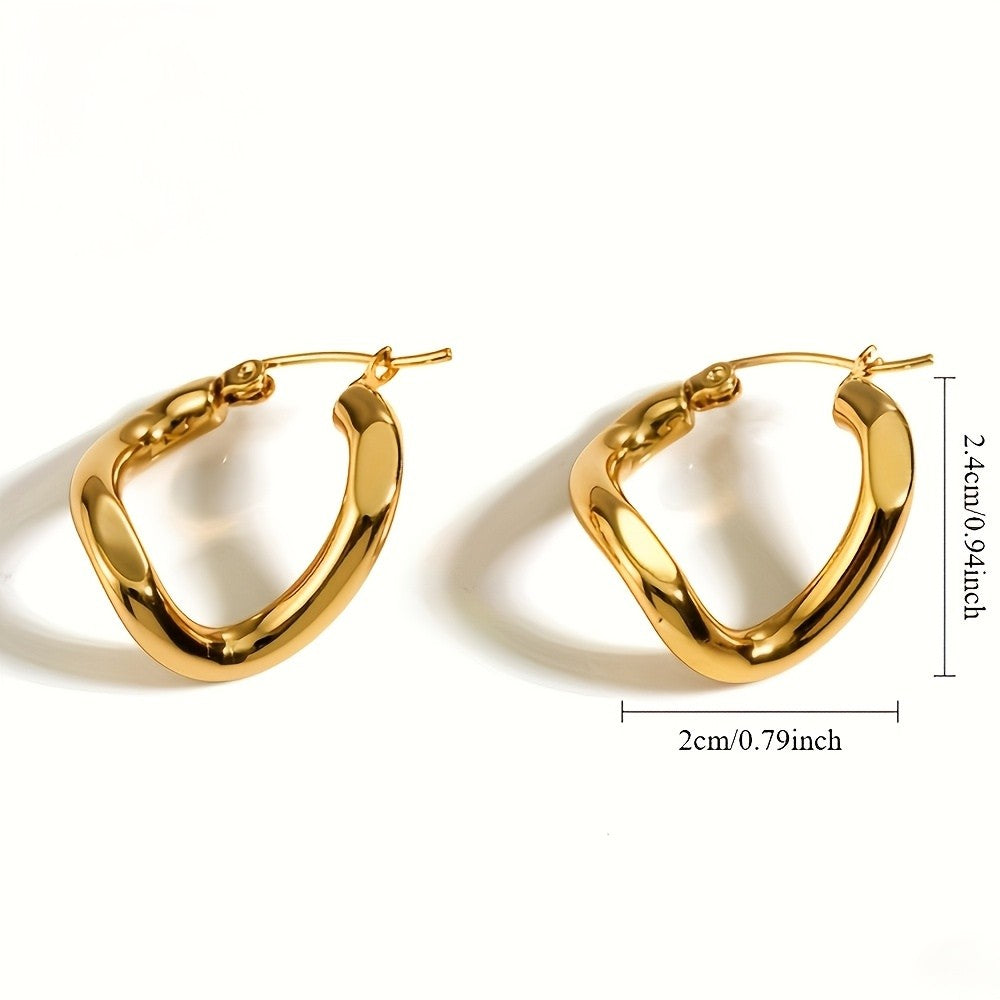 Twisted Hoop Earrings