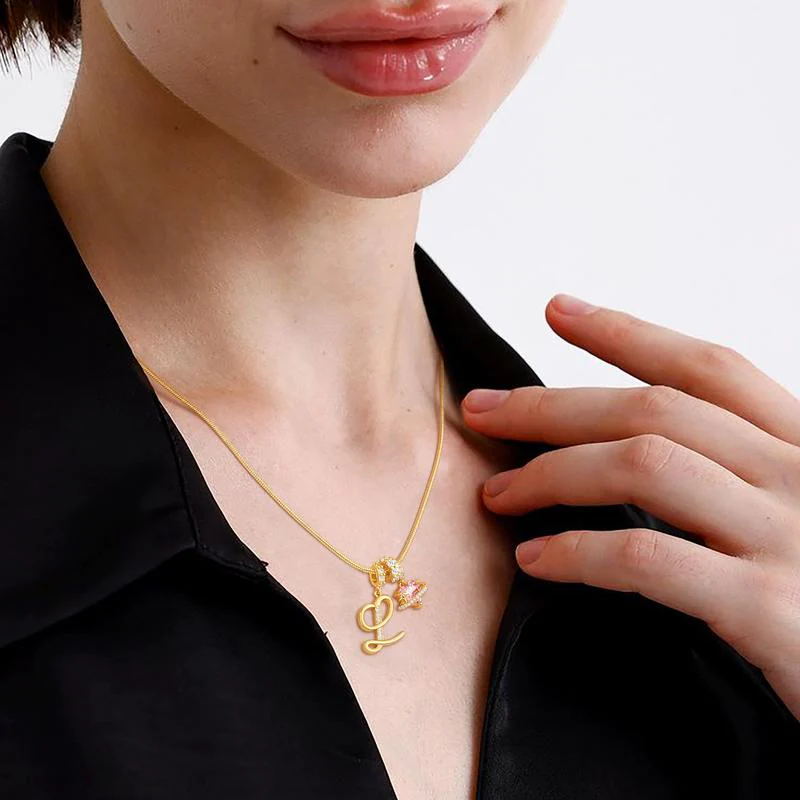 Initial Heart Necklace