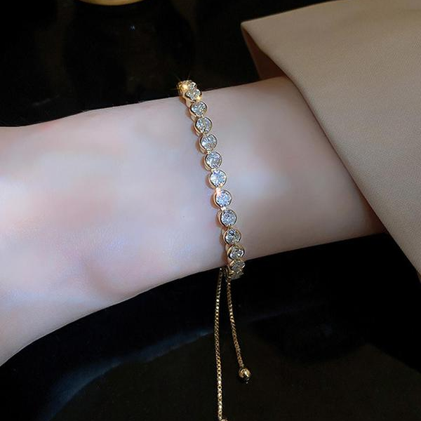 Adjustable Zircon Bracelet