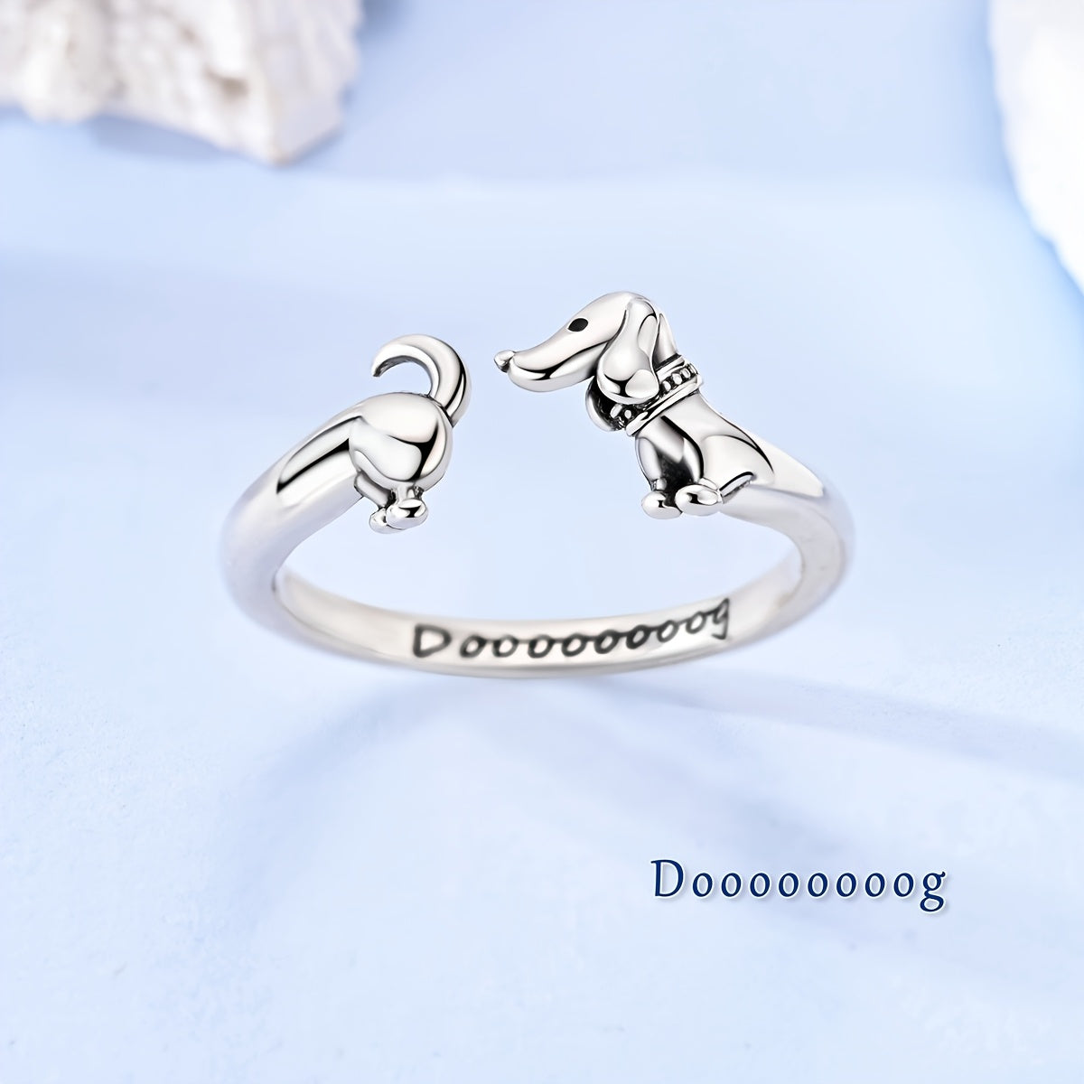 Playful Dachshund Ring