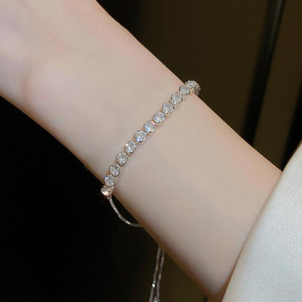 Adjustable Zircon Bracelet