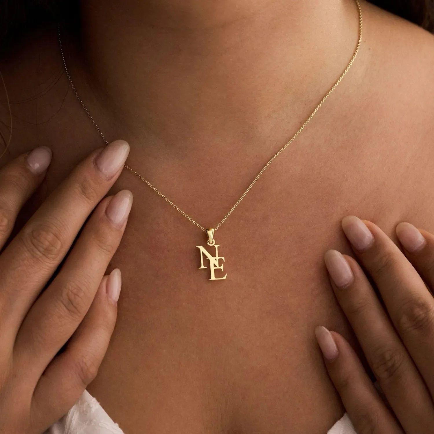 Personalized Two Letter Necklace
