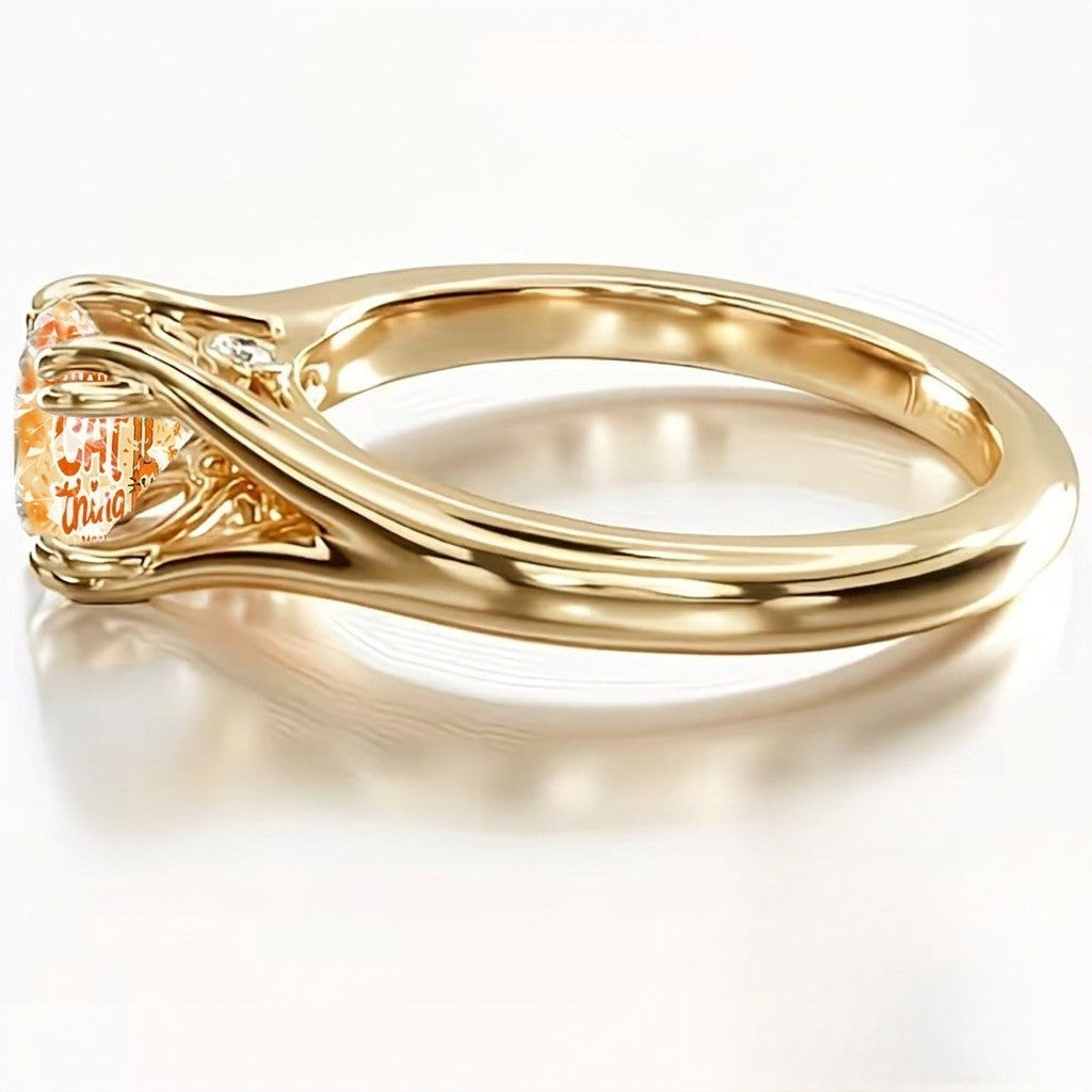 Orange Cat Stretching Ring