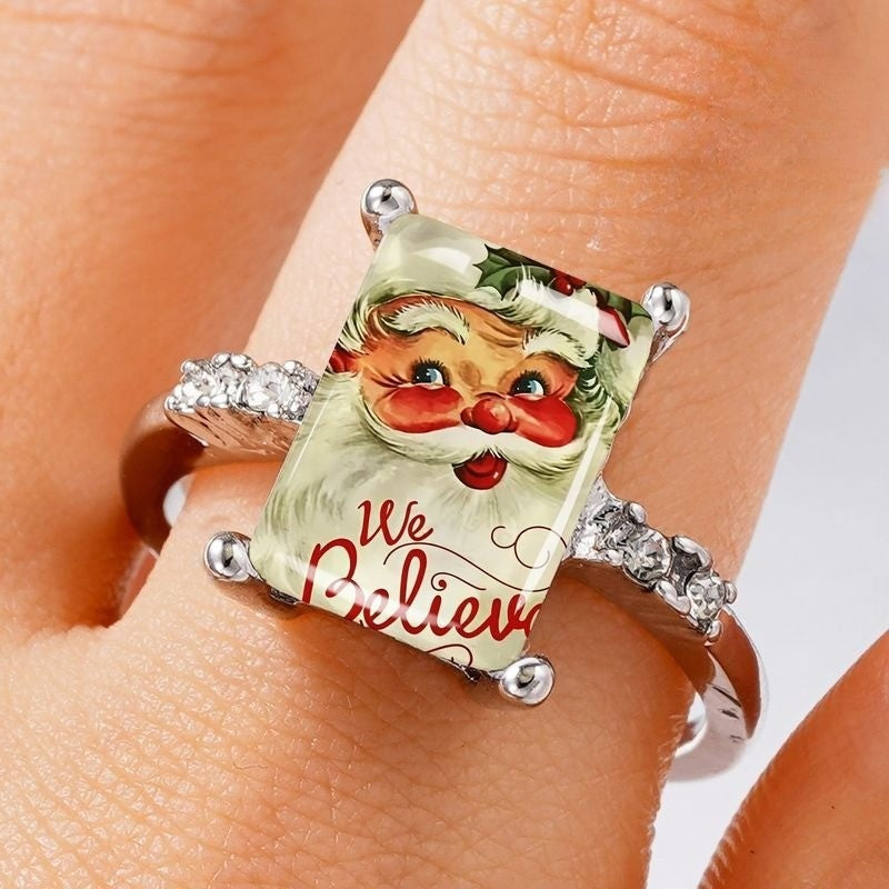 Santa Claus We Believe Ring