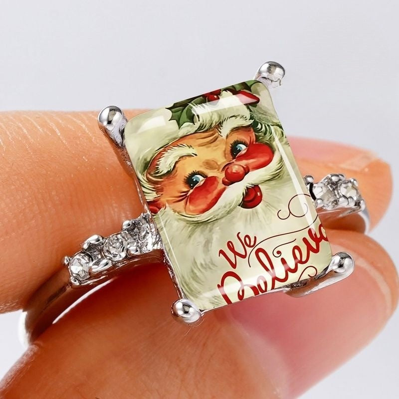 Santa Claus We Believe Ring