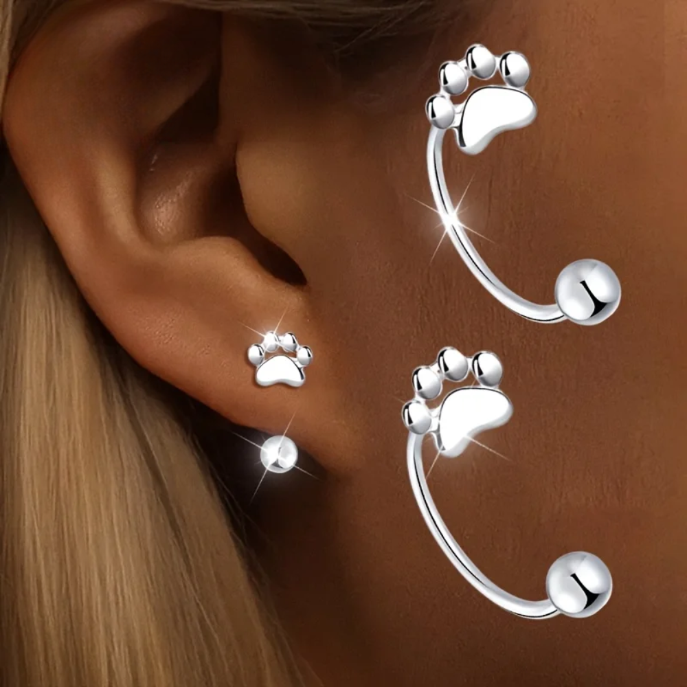 Cat Paw Earrings