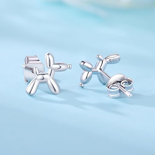 Balloon Dog Stud Earrings