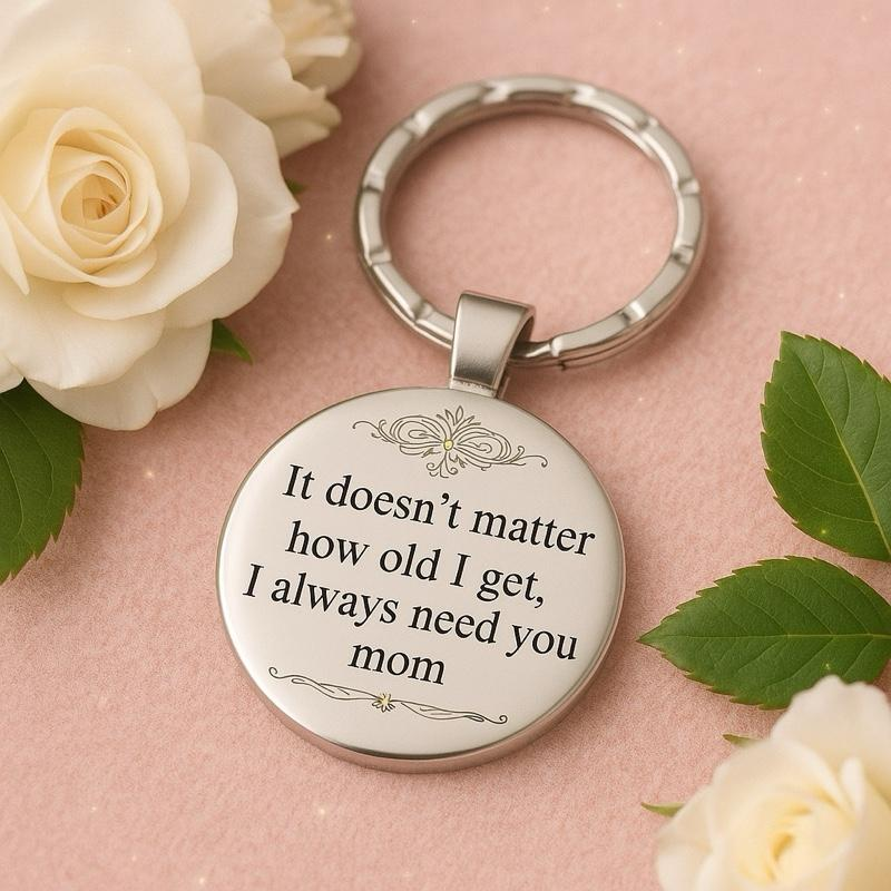 I Need You Mom Keychain