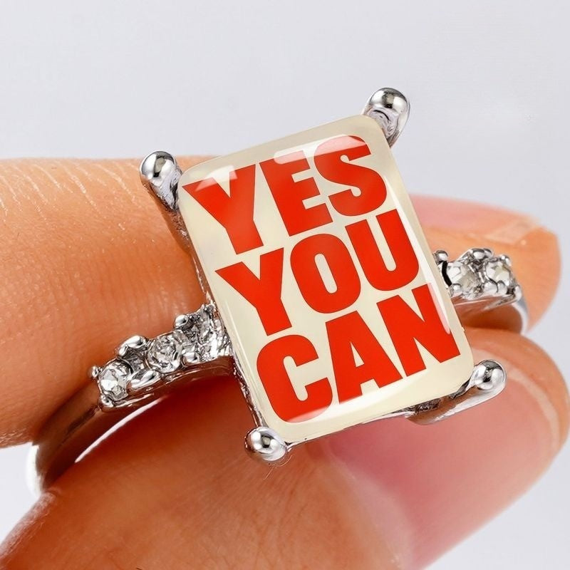 Yes You Can Rectangle Ring