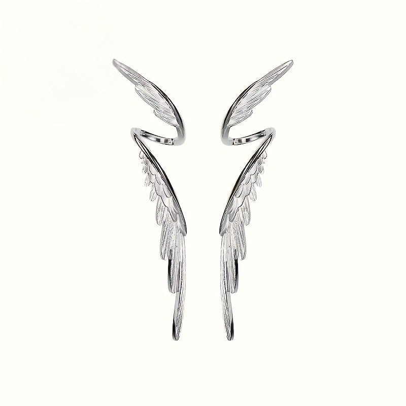Angel Wing Drop Earrings