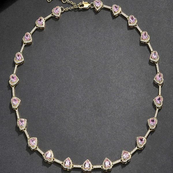Pink Heart Shaped Necklace