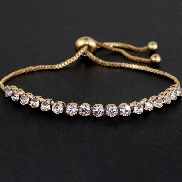 Adjustable Zircon Bracelet