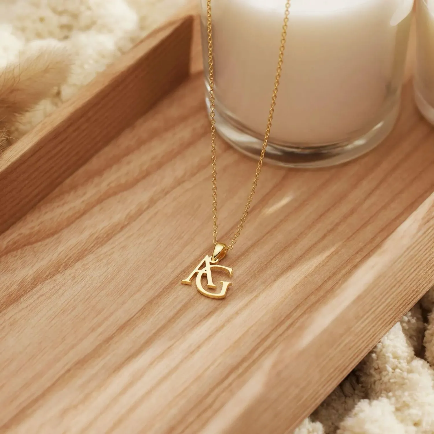 Personalized Two Letter Necklace