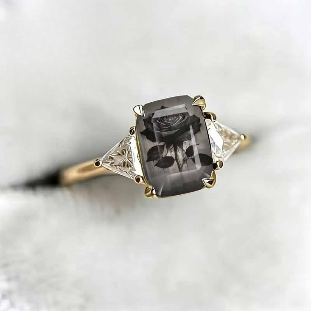 Dark Rose Statement Ring