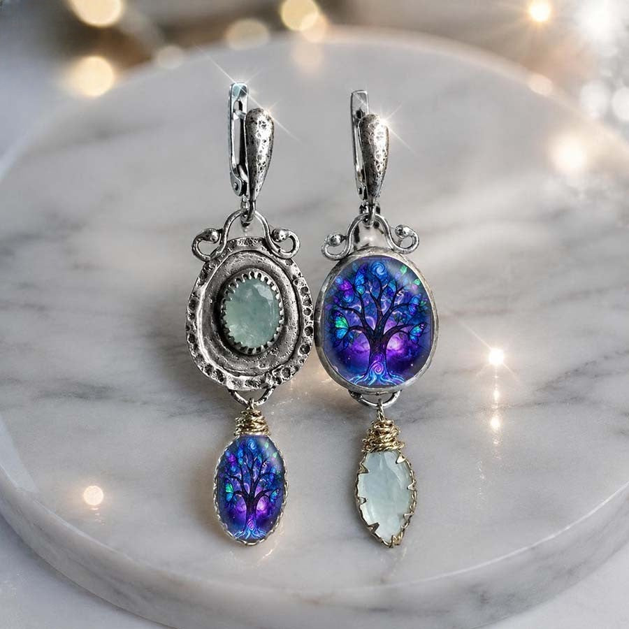 Tree of Life Drop Earrings