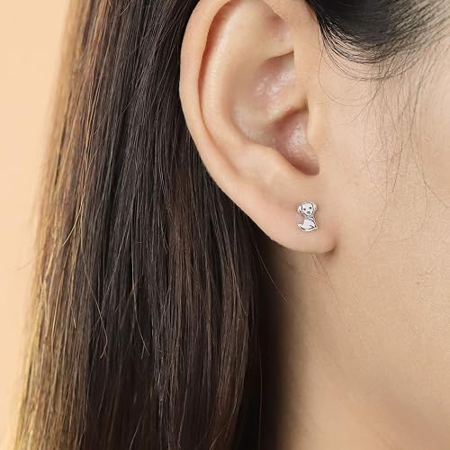 Puppy Stud Earrings