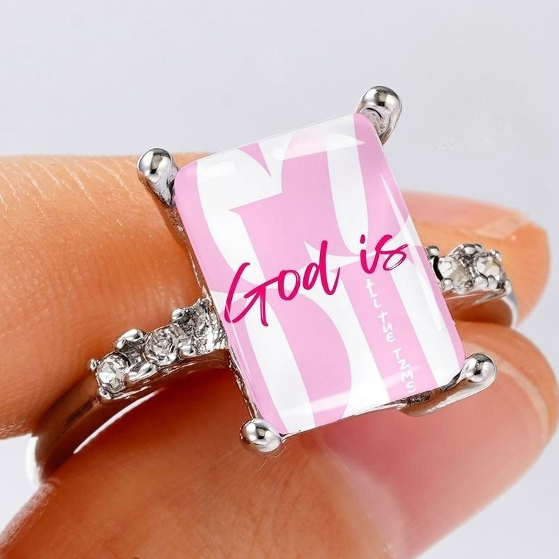God Is Pink Square Ring