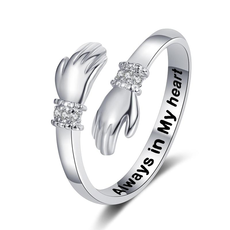 2pc Adjustable Hug Ring