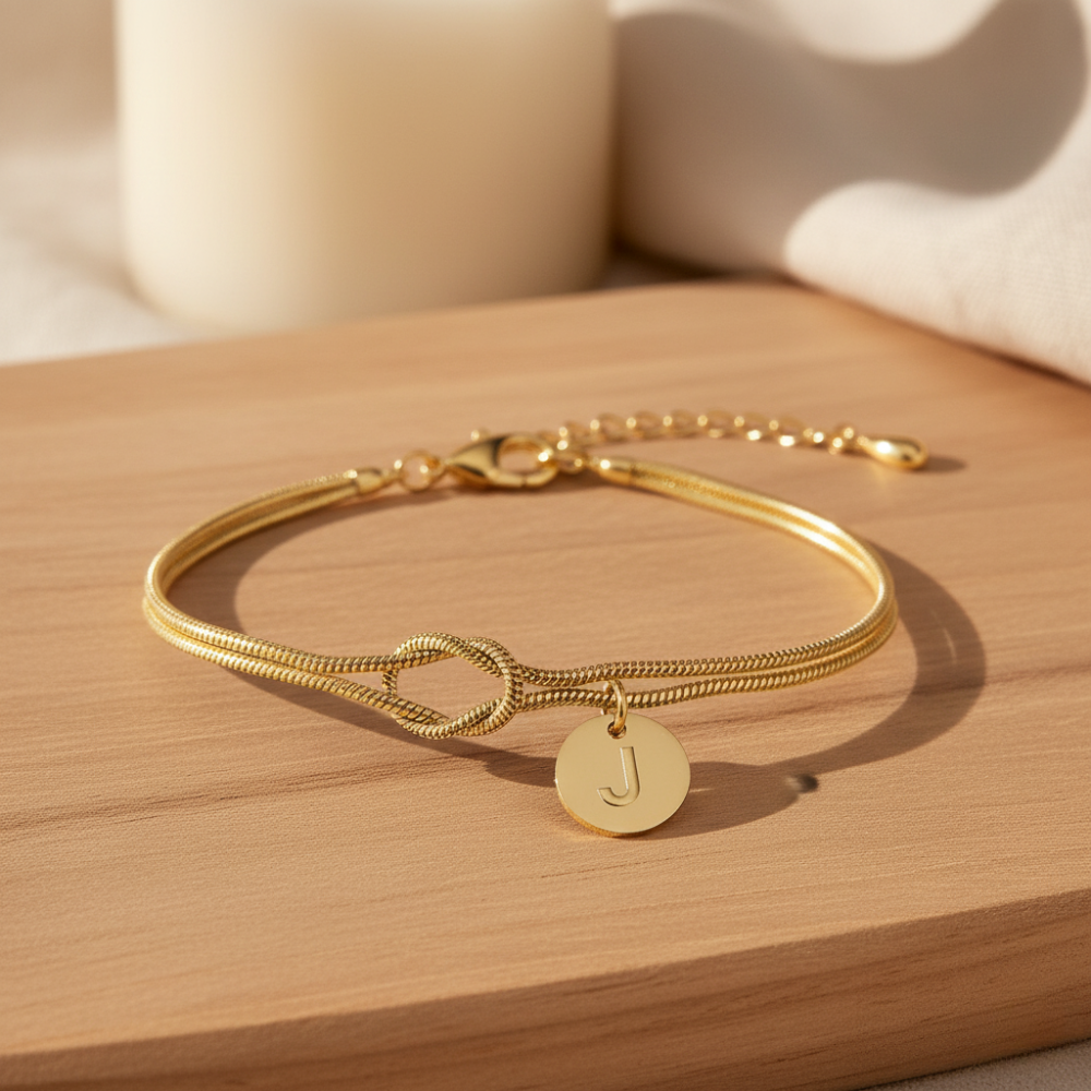 2pc Dainty Love Knot Bracelet