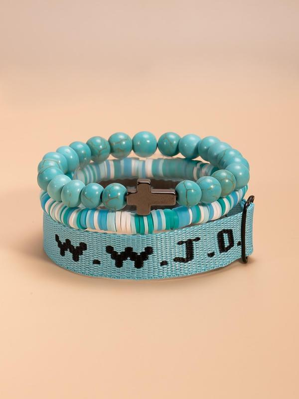 3pc WWJD Bracelet