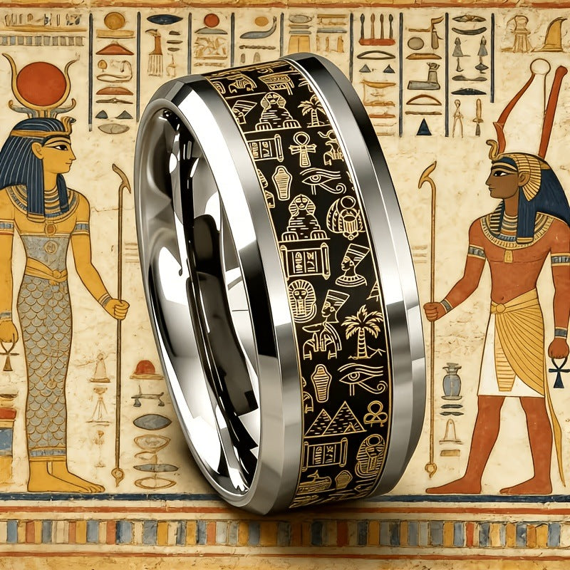 Egyptian Hieroglyphic Ring