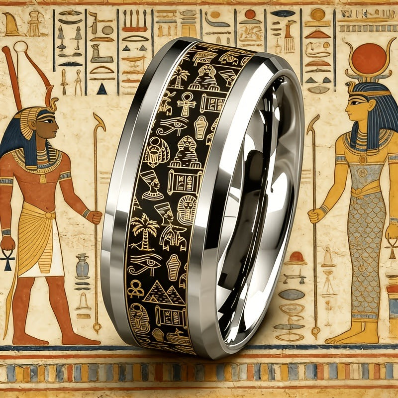 Egyptian Hieroglyphic Ring